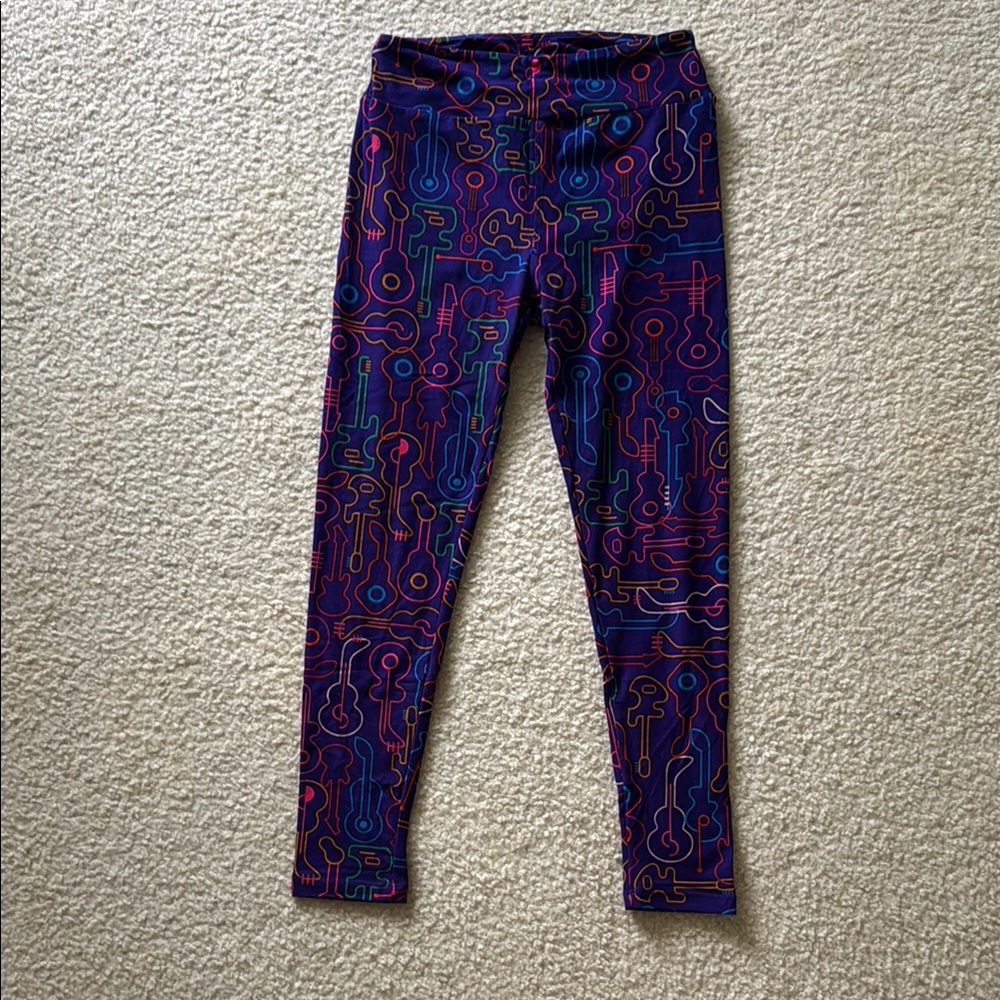 LuLaRoe Guitar print Leggings
